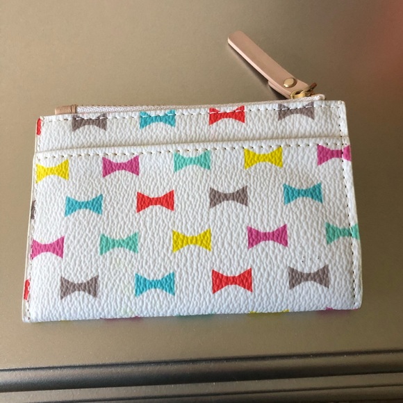 ♠️ Kate Spade Bow Pattern Keychain Wallet - Picture 2 of 3